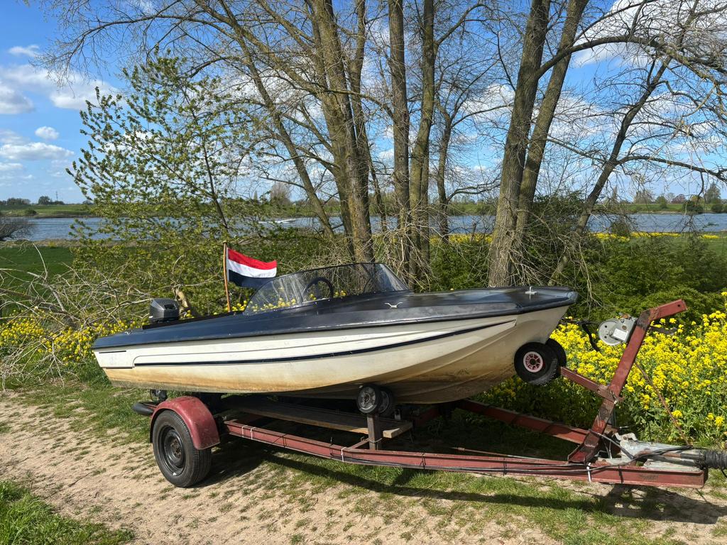 Mooi vaarbewijs vrij speedbootje, Watersport en Boten, Ophalen, Zo goed als nieuw, Minder dan 70 pk, 3 tot 6 meter