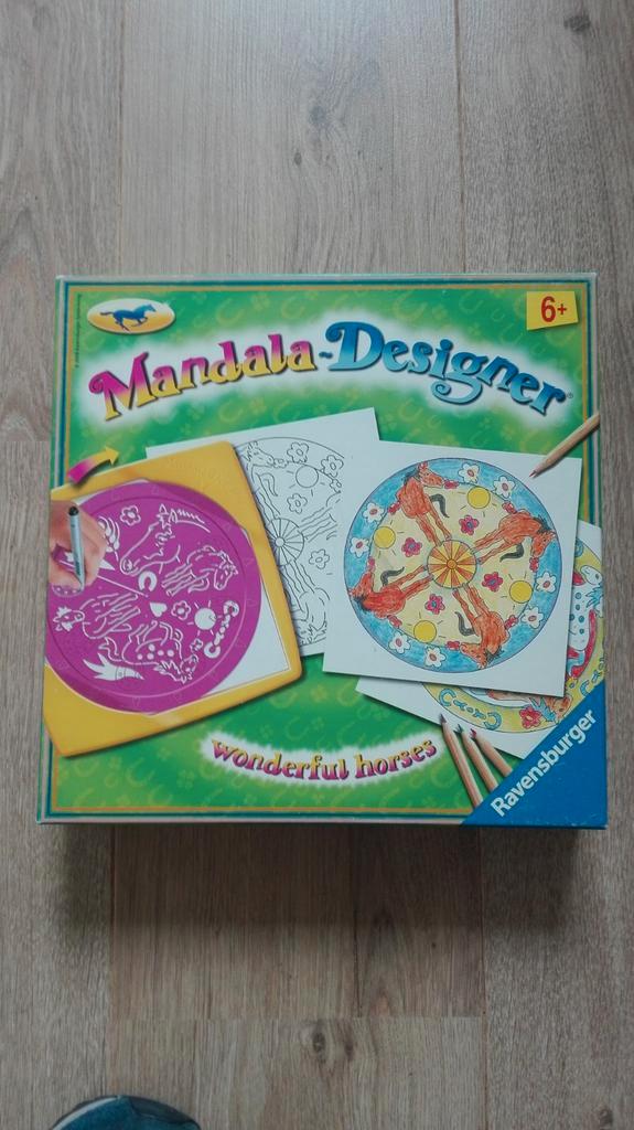Paard wonderful horses Mandala Designer Ravensburger, Hobby en Vrije tijd, Gezelschapsspellen | Kaartspellen, Ophalen of Verzenden