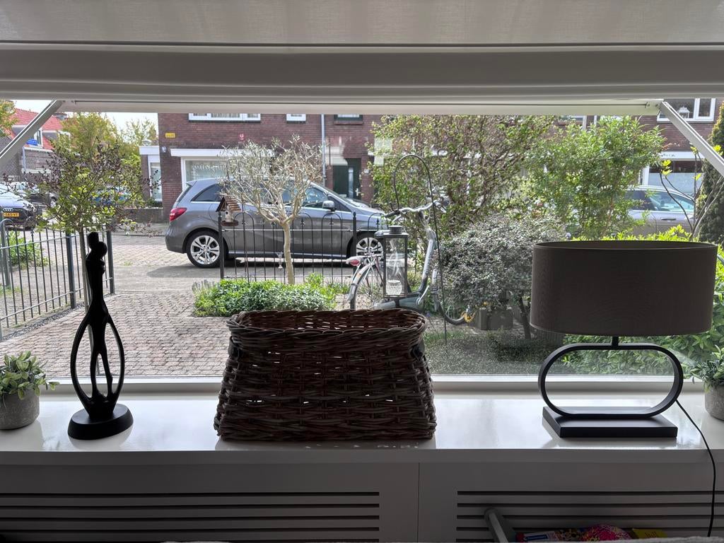 Rieten mand 57 b x 29 h x 23 d, Ophalen, Gebruikt, Mand, Riet