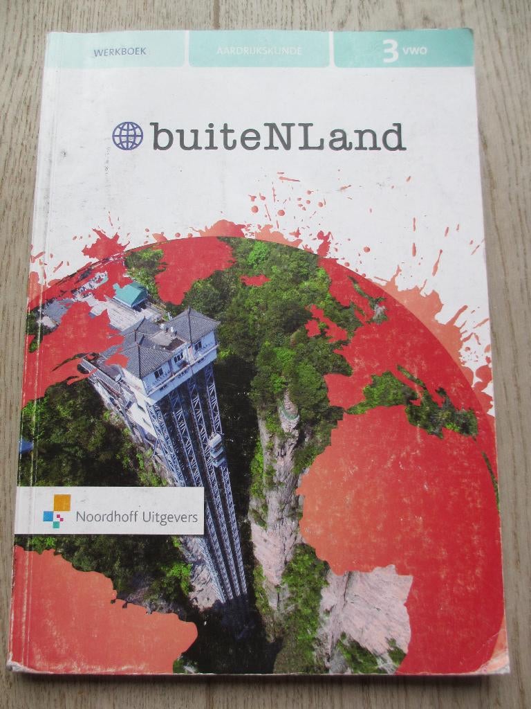 Aardijkskunde werkboek buiteNLand - 3 VWO voor 3e klas VWO, Gelezen, VWO, Ophalen of Verzenden, Aardrijkskunde