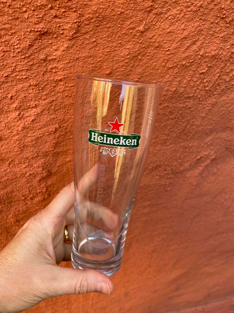Heineken bierglas - Perfect voor de bierliefhebber!, Ophalen, Zo goed als nieuw, Glas of Glazen, Heineken