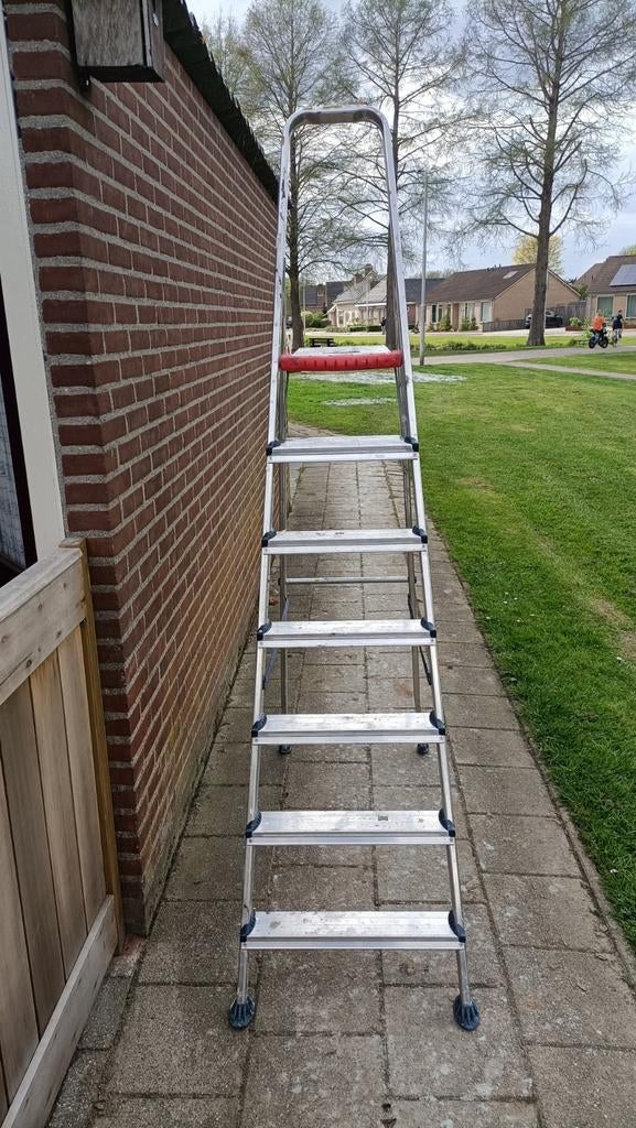 Altrex Double Decker trap 807, 6 treden, max 150 kg, Ophalen, Gebruikt, Trap, Minder dan 2 meter