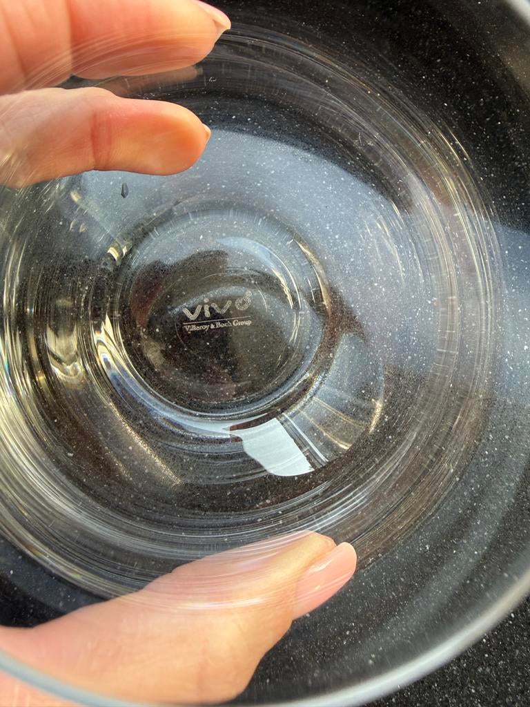 Vivo glazen water en longdrink glazen, Ophalen, Gebruikt