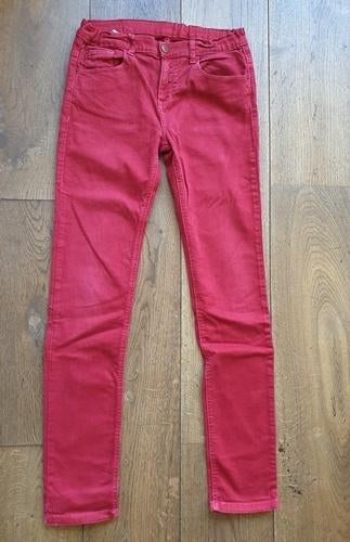 Wijnrode Jeans Zara (164), Kinderen en Baby's, Kinderkleding | Maat 164, Broek, Gebruikt, Ophalen of Verzenden, Zara