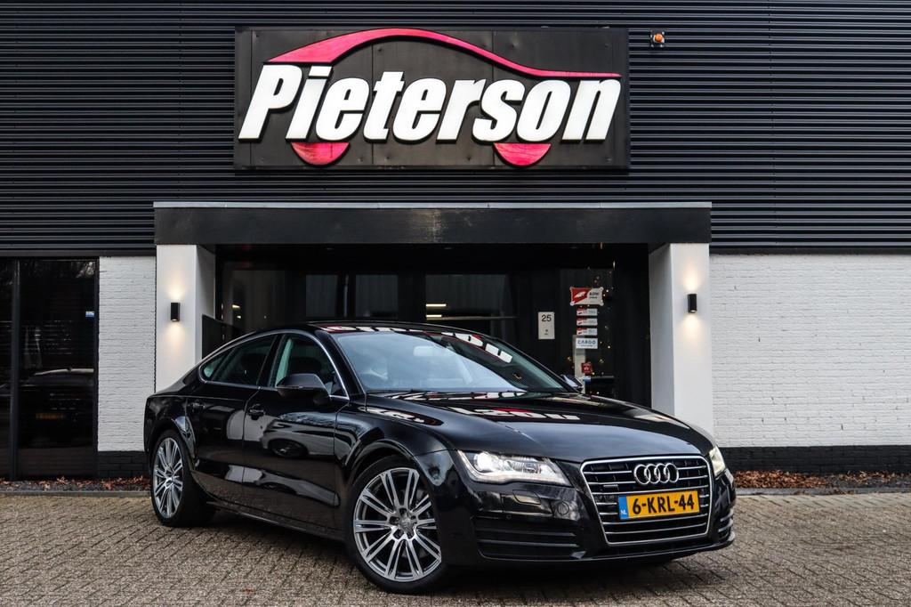 Audi A7 Sportback 3.0 TDI Quattro NAP 2e EIGENAAR BOSE LEDER, Auto's, Audi, Euro 5, Gebruikt, Zwart, 2000 kg