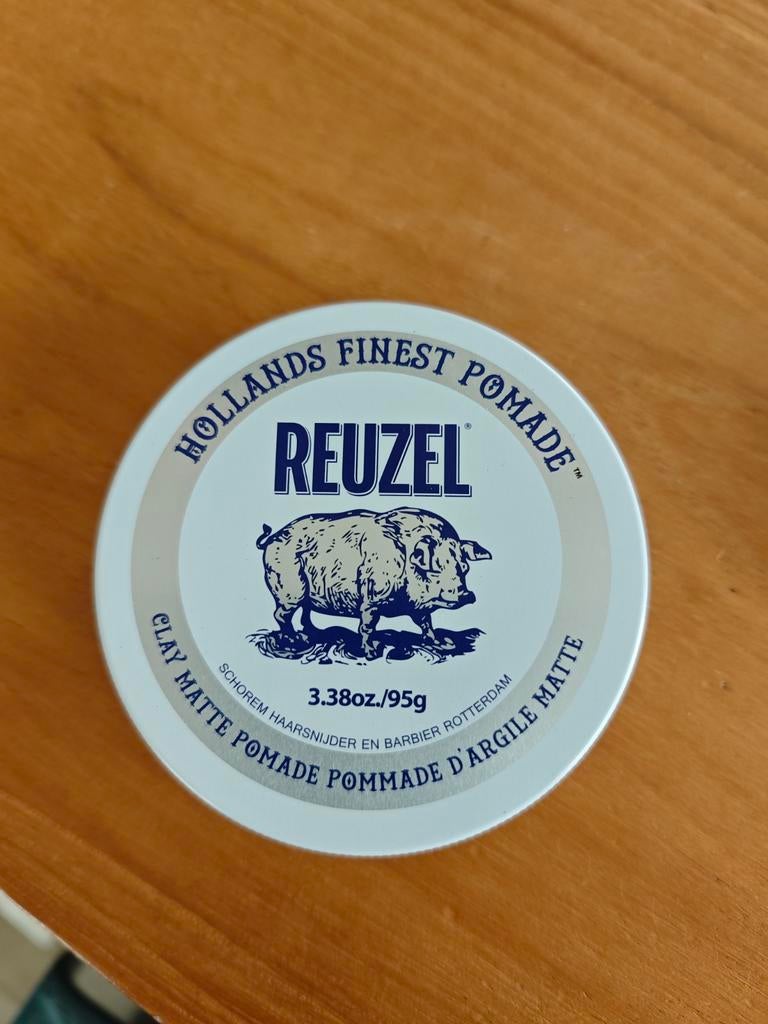 Reuzel Matte Clay Pomade 95g, Ophalen of Verzenden, Zo goed als nieuw