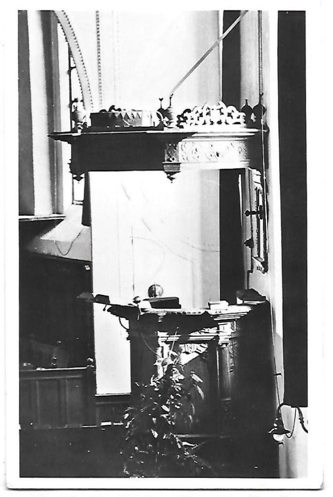 Eelde kansel ned herv kerk oude gelopen ansichtkaart a2103), Ophalen of Verzenden, 1960 tot 1980, Gelopen