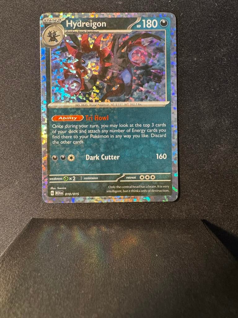 Hydreigon Pokémon kaart 010/015, Ophalen of Verzenden, Nieuw, Losse kaart, Foil