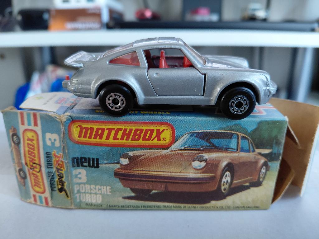 Matchbox 3e Porsche Turbo "L" Doos, Ophalen of Verzenden, Zo goed als nieuw, Auto