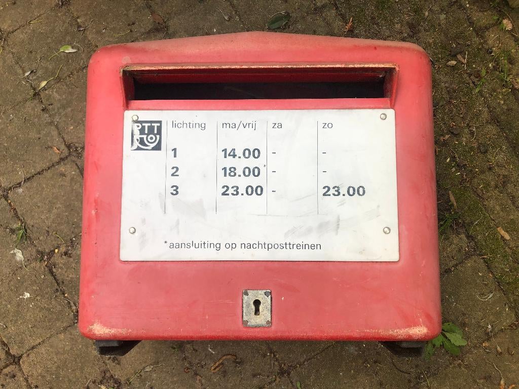 oude PTT brievenbus, Ophalen of Verzenden, Gebruikt, Gebruiksvoorwerp