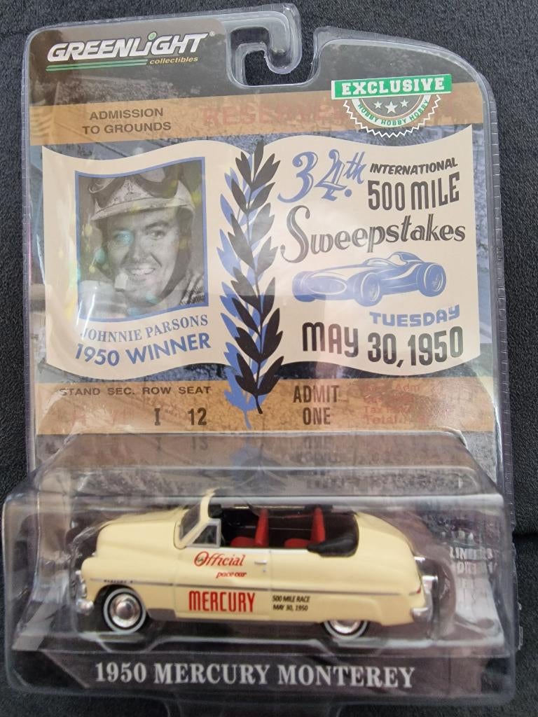 Mercury Monterey Convertible Greenlight 1:64, Christian@diecastcompany.nl, Auto, Diecast Company, Nieuw