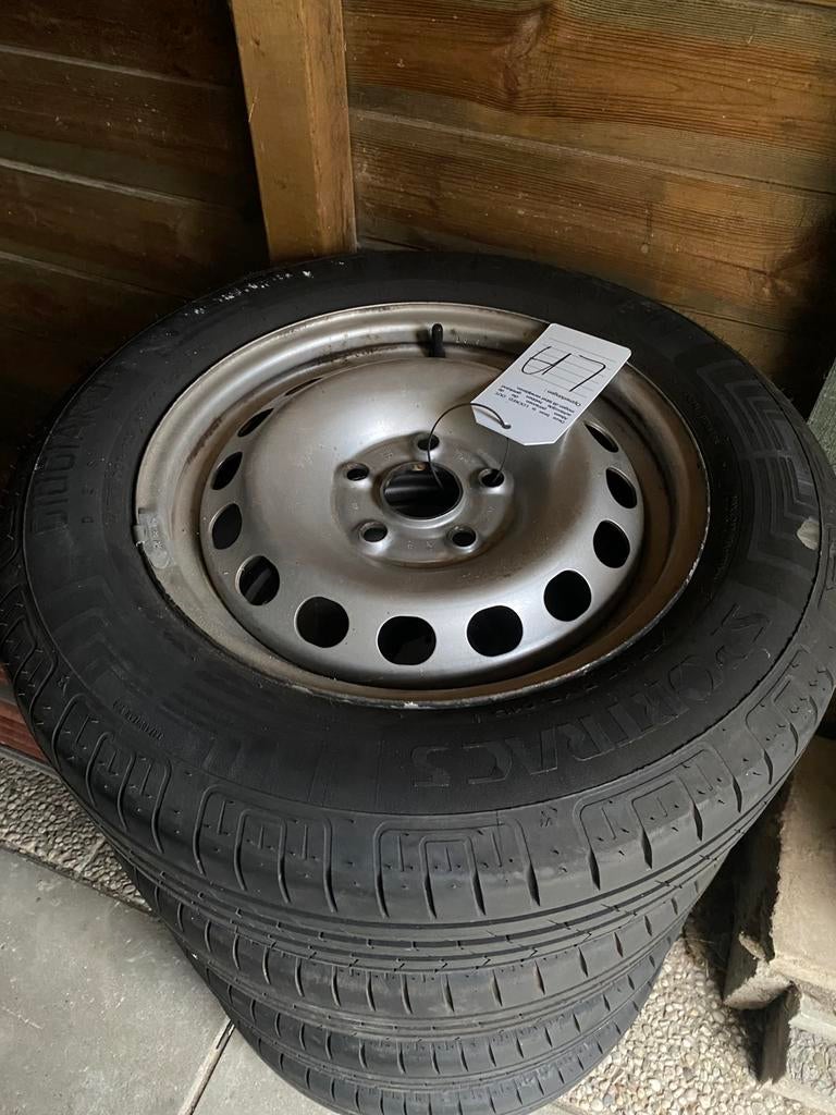 Set wielen volkswagen caddy banden velgen 195/65 R15, Ophalen