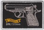 Walther PKK 7.65mm stoffen opstrijk patch embleem #1, Ophalen of Verzenden, Nieuw, Shirt