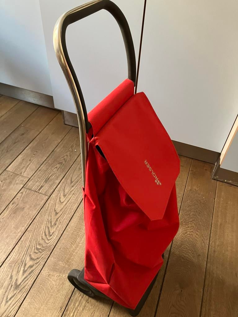 Boodschappenkarretje, Ophalen, Zo goed als nieuw, Rood