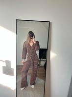 Aaiko Bruin glitter jumpsuit - Super Leuk!, Kleding | Dames, Jumpsuits, Ophalen of Verzenden, Zo goed als nieuw, Maat 34 (XS) of kleiner