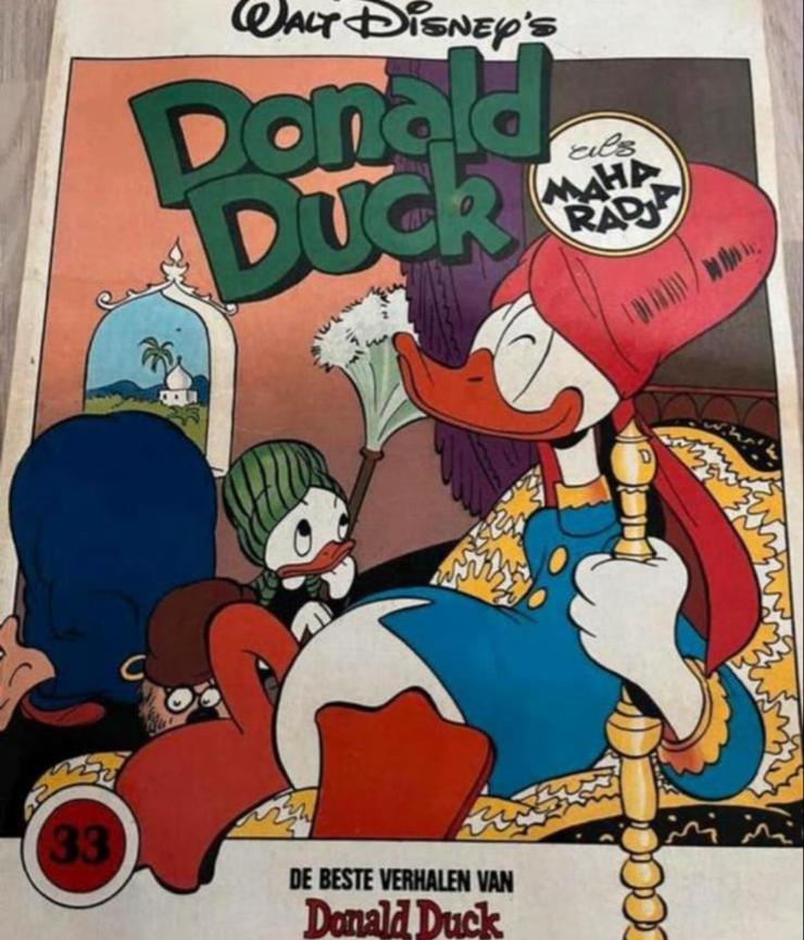 Donald Duck als Maharadja -De Beste Verhalen van Donald Duck, Boeken, Eén stripboek, Ophalen of Verzenden, Gelezen
