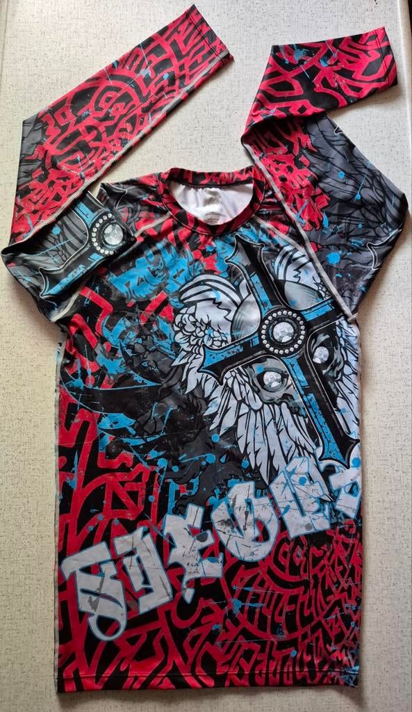 Gothic Punk Skull Top - Life on Track Medium, Maat 38/40 (M), Zwart, Ophalen of Verzenden, Zo goed als nieuw