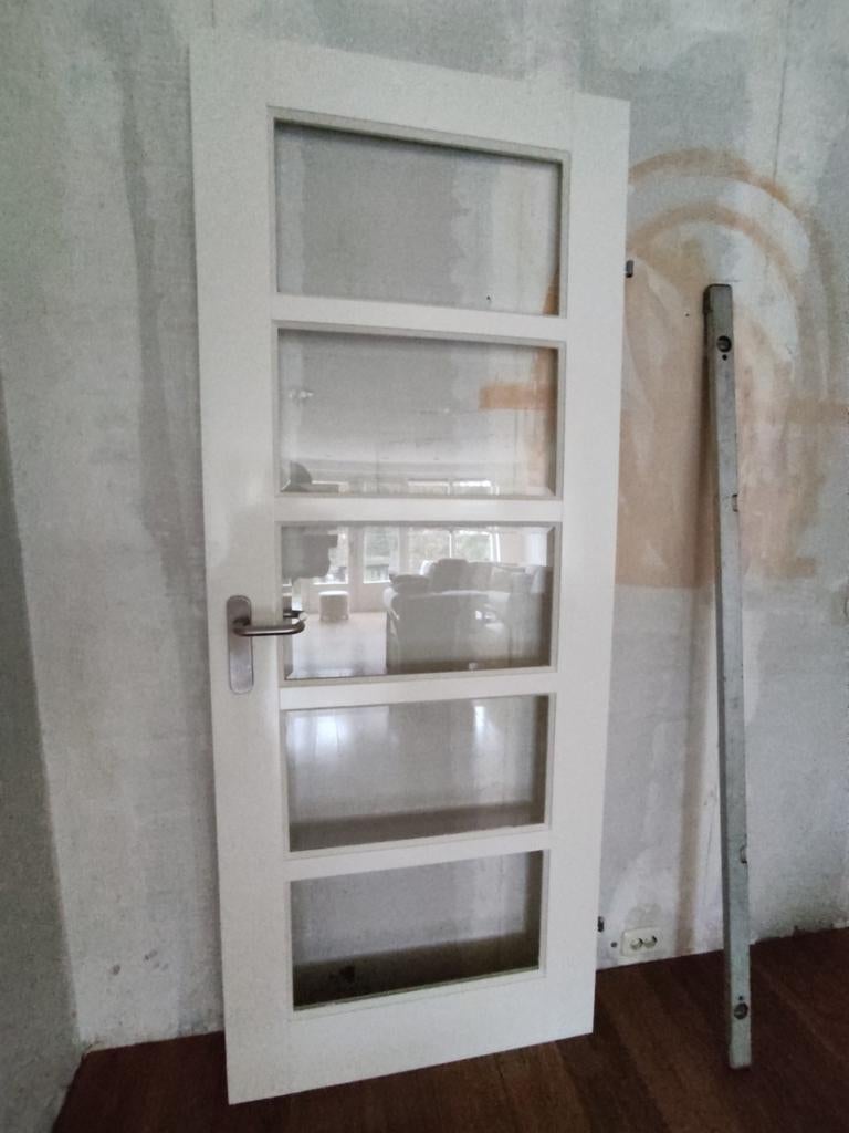 Binnendeur te koop, Ophalen, Glas, Binnendeur, 200 tot 215 cm