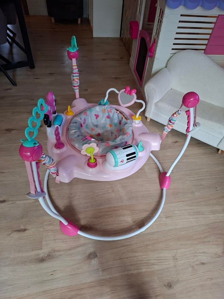 Minnie Mouse Baby Jumper met geluid en licht, Kinderen en Baby's, Speelgoed | Babyspeelgoed, Ophalen, Zo goed als nieuw, Overige typen