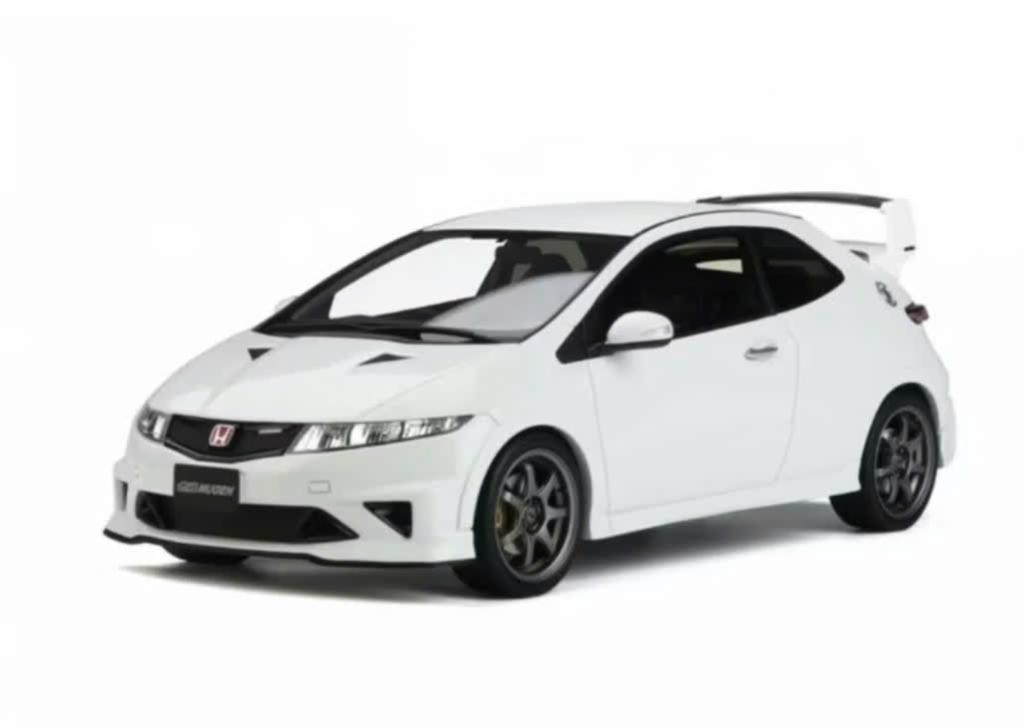 HONDA CIVIC FN2 TYPE R MUGEN WIT 2010 OTTO MOBILE 1/18 OT735, Verzenden, Nieuw, Auto, OttOMobile