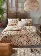 Walra katoenen dekbedovertrek 200x220cm Wild Anima, Bruin, Dekbedovertrek, Tweepersoons, Ophalen of Verzenden