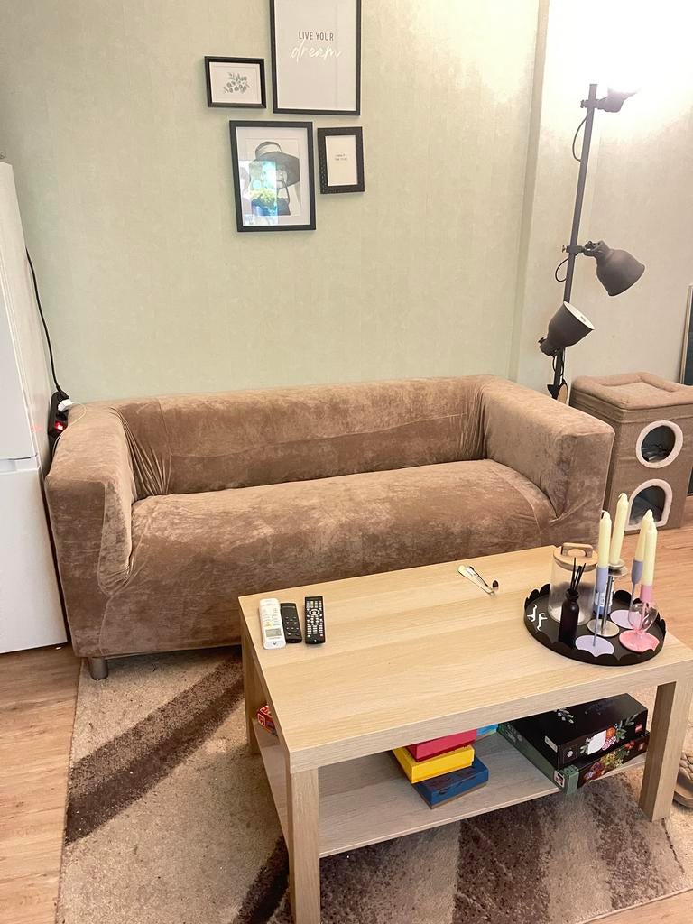 Ikea Klippan bank met hoes, gratis ophalen!, Ophalen, Gebruikt, Ikea, 150 tot 200 cm