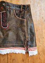 Lederhosen rok dames - Oktoberfest stijl, Bruin, Maat 46/48 (XL) of groter, Djt, Ophalen of Verzenden
