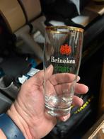 Oud Heineken export glas fluitje met gouden rand, Ophalen, Zo goed als nieuw, Glas of Glazen, Heineken