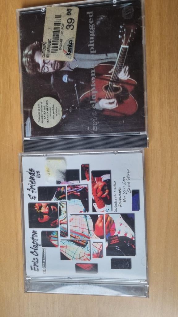 Eric Clapton CD's 'Unplugged' & 'E & Friends Live' CD's, Ophalen of Verzenden, 1990 - 1999, Zo goed als nieuw