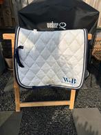 Wit sponsor dekje, Dieren en Toebehoren, Paarden en Pony's | Dekens en Dekjes, Ophalen of Verzenden, Zo goed als nieuw