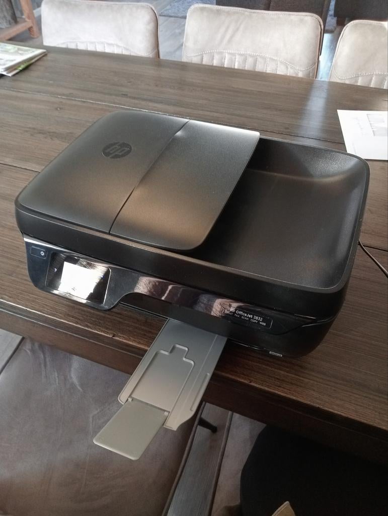 HP OfficeJet 3832 All-in-One kleurenprinter met wifi, Computers en Software, Ophalen, Scannen, Draadloos