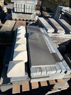 Hardsteen dorpel, graniet & basalt vijverrand, paalmutsen, Ophalen, Nieuw, Minder dan 180 cm, Overige typen