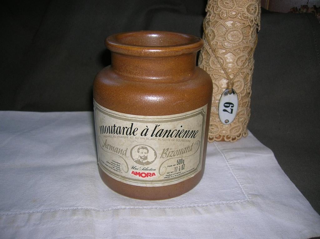 mosterdpot grespot "moutarde a l'ancienne" Armand Bizouard, Antiek en Kunst, Ophalen of Verzenden