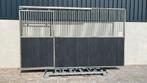Nieuwe voorwand met schuifdeur links | 4000 x 2300 mm, Weidegang, 4 paarden of pony's of meer