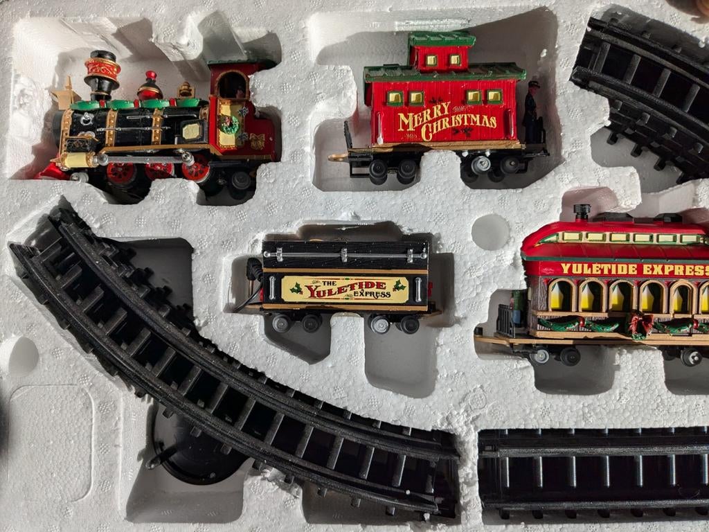 Lemax Yuletide Express Treinset - Kerstdecoratie, Ophalen of Verzenden, Gebruikt