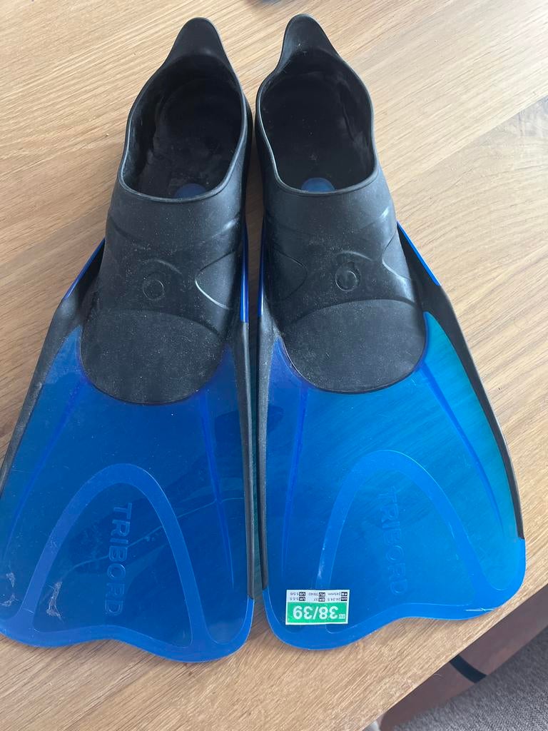 TRIBORD zwemvliezen maat 38/39, Ophalen, Gebruikt, Snorkelvinnen