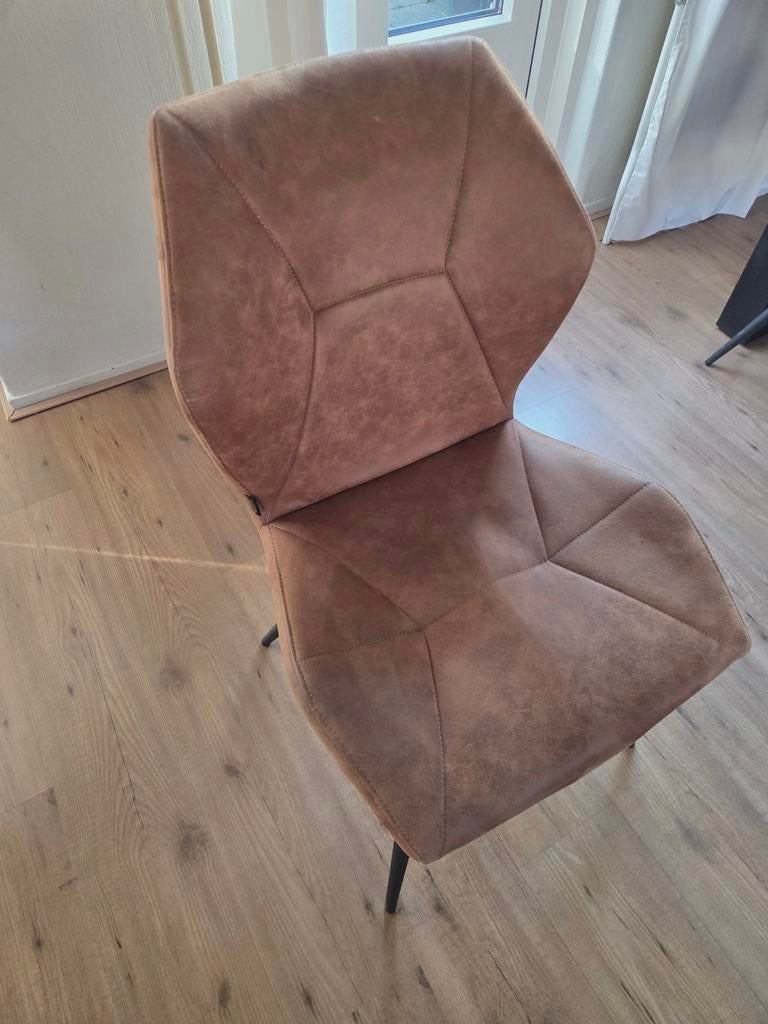 4 eetkamerstoelen - Bruin, comfortabel en modern, Ophalen of Verzenden