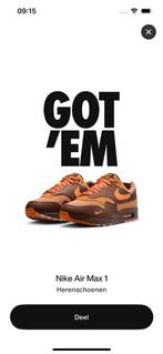 Air max 1 kings day 43, Kleding | Heren, Schoenen, Ophalen of Verzenden, Zo goed als nieuw