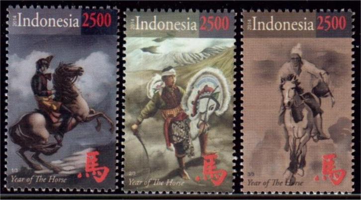 Indonesie Zonnebloem nr 3183/5 postfris 2014, Postzegels en Munten, Postzegels | Azië, Postfris, Zuidoost-Azië, Ophalen of Verzenden