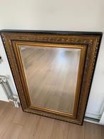 Brocante spiegel goudkleurig, Antiek en Kunst, Antiek | Spiegels, 50 tot 100 cm, Minder dan 100 cm, Rechthoekig, Ophalen