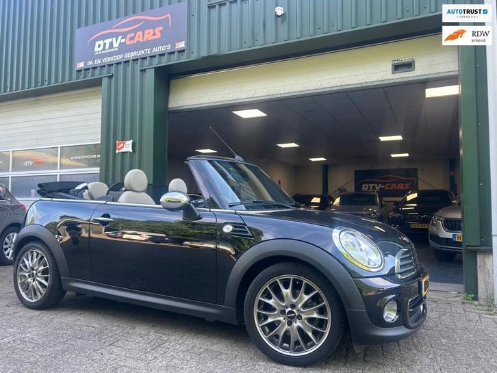 Mini Mini Cabrio 1.6 One Chili 64000km, Auto's, Mini, Bedrijf, Te koop, Cabrio, ABS, Airbags, Boordcomputer, Centrale vergrendeling