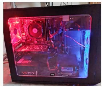 Game PC, Ryzen 5, GTX 1050 Ti, 16GB RAM, 240GB SSD. 1TB HDD! beschikbaar voor biedingen