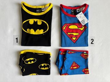 Shortama’s :Batman & Superman shortama’s maat:134/140 NIEUW! beschikbaar voor biedingen