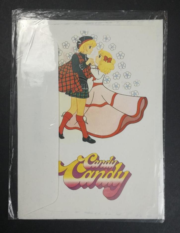 CANDY CANDY "l'envelcarte" 1978, Verzamelen, Film en Tv, Gebruikt, Tv, Foto of Kaart, Verzenden