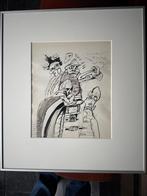 Lucebert  Pentekening  Inkt / Aquarel   Gesigneerd en Gedate, Antiek en Kunst, Ophalen
