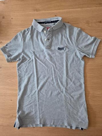 Poloshirt Superdry grijs mt S beschikbaar voor biedingen