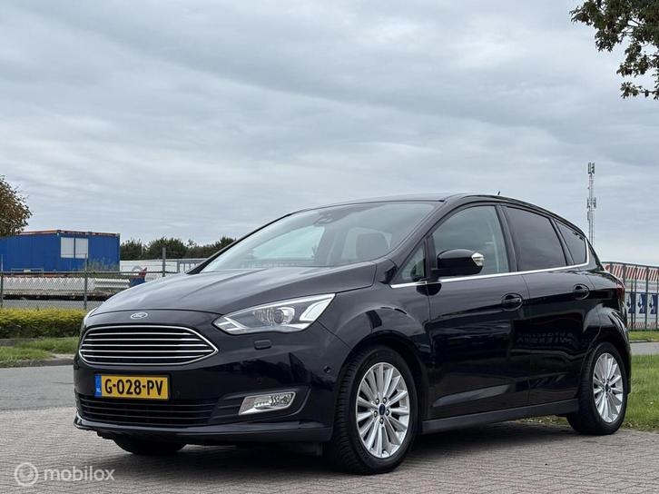 Ford C-Max 1.0 Titanium 125pk cruise stuur verwarming camera, Auto's, Ford, Bedrijf, Te koop, C-Max, ABS, Achteruitrijcamera, Airbags