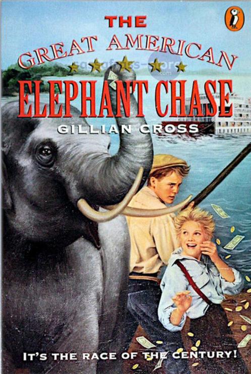 Gillian Cross ~ The Great American Elephant Chase, Boeken, Kinderboeken | Jeugd | 13 jaar en ouder, Nieuw, Fictie, Ophalen of Verzenden