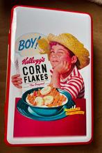 🌾Kellogg's Corn Flakes Vintage Blik, Ophalen of Verzenden, Zo goed als nieuw, Overige, Overige merken