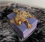 Kikker beeldje / goud kleur, Ophalen of Verzenden, Zo goed als nieuw, Dier